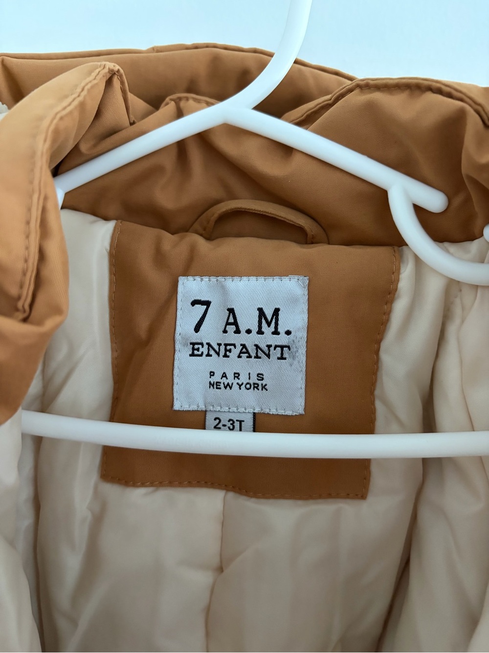 7am grand benji snowsuit cognac sz 2-3t - Picture 6 of 7